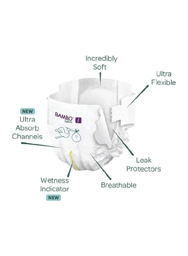 Bambo Nature Premium Baby Tape Diapers for New Born Baby XS Size (2–4 Kgs) – Super Absorbent, Breathable, Extra Soft, Dermatologically Tested, Hypoallergenic Nappies with Wetness Indicator, 132 Count - Image 3