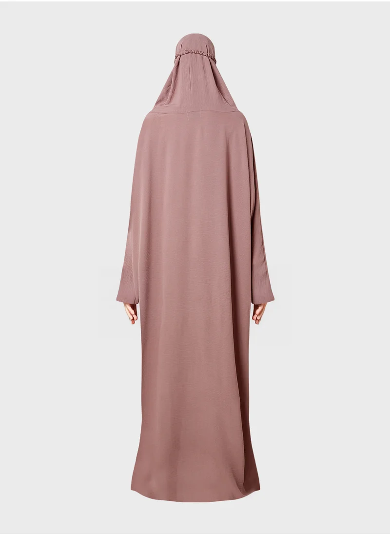 هيا كلوزيت Hooded Flared Sleeve Prayer Dress