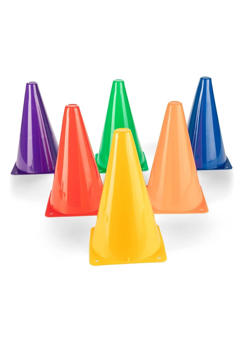 ULTIMAX Agility Marker Cone Set for Football Training- 25 Pack- 18 cm  - Image 1