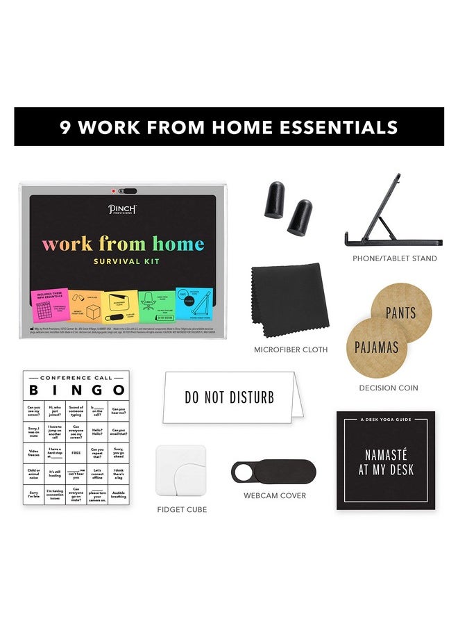 Work From Home Survival Kit Includes 9 Essentials To Help You Stay On Task Musthave Essentials Compact Multifunctional Metal Survival Kit