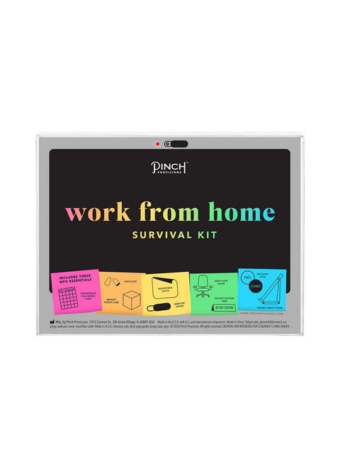 Work From Home Survival Kit Includes 9 Essentials To Help You Stay On Task Musthave Essentials Compact Multifunctional Metal Survival Kit