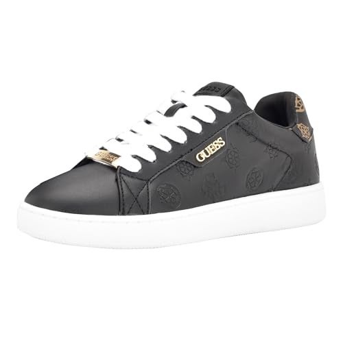 GUESS حذاء رياضي GUESS للنساء RENZY، أسود، 8.5 - Image 1