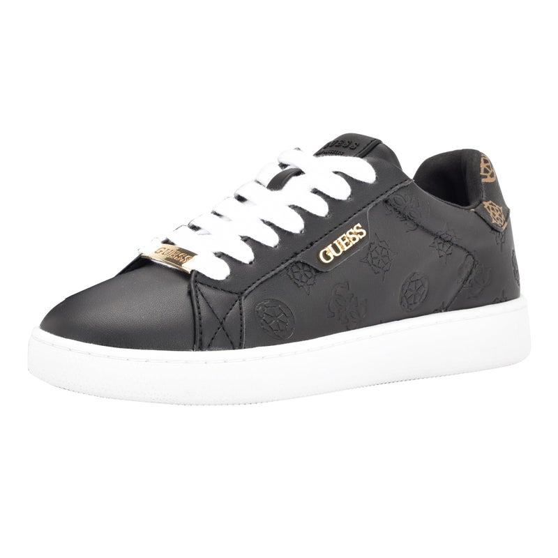 GUESS حذاء رياضي GUESS للنساء RENZY، أسود، 8.5 - Image 5