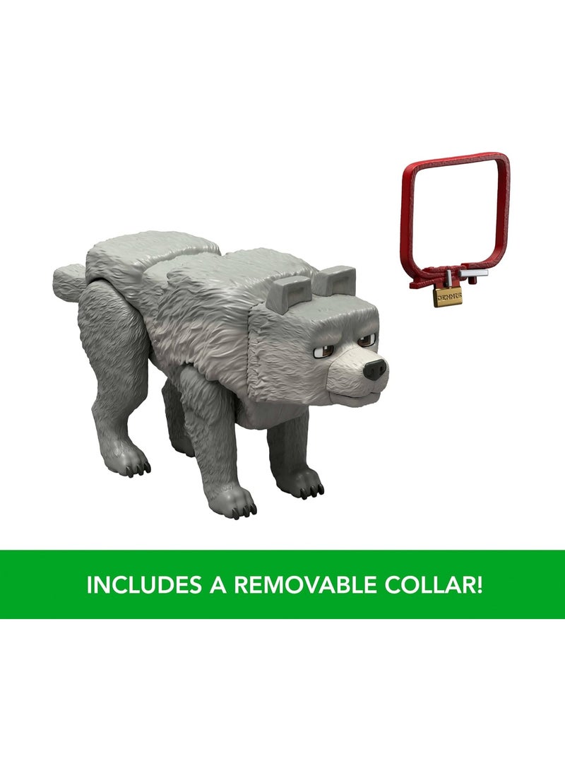 Minecraft Dennis the Wolf Action Figure & Accessories Set, 3.25-Inch Posable Collectible Toy - Image 5