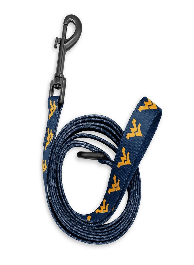 ShopInstaPets West Virginia Mountaineers Collars and Leashes | Officially Licensed | Fits All Pets! (6 Ft Leash) - Image 2