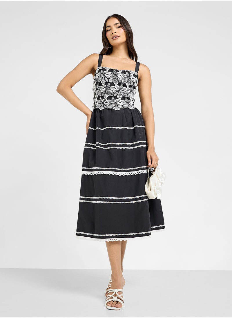 Just Me - Strappy Tiered Dress - Image 1