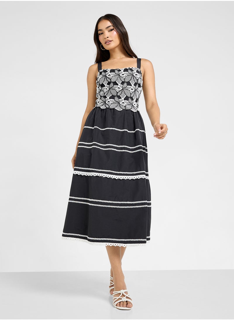 Just Me - Strappy Tiered Dress - Image 1