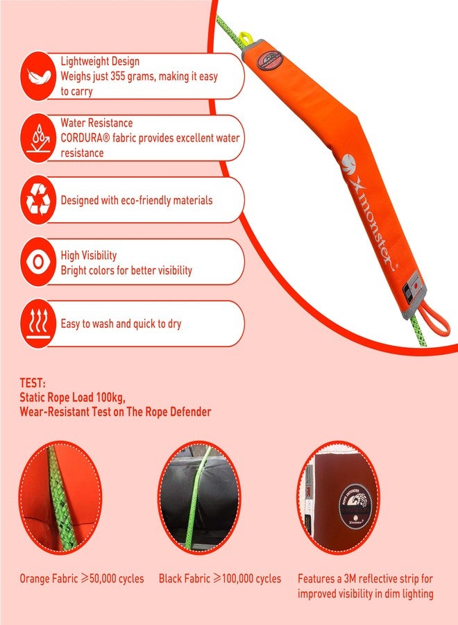 X MONSTER Pangolin Chafe Guard High Wear Resistance Rope Defender Rope Protector - Image 5