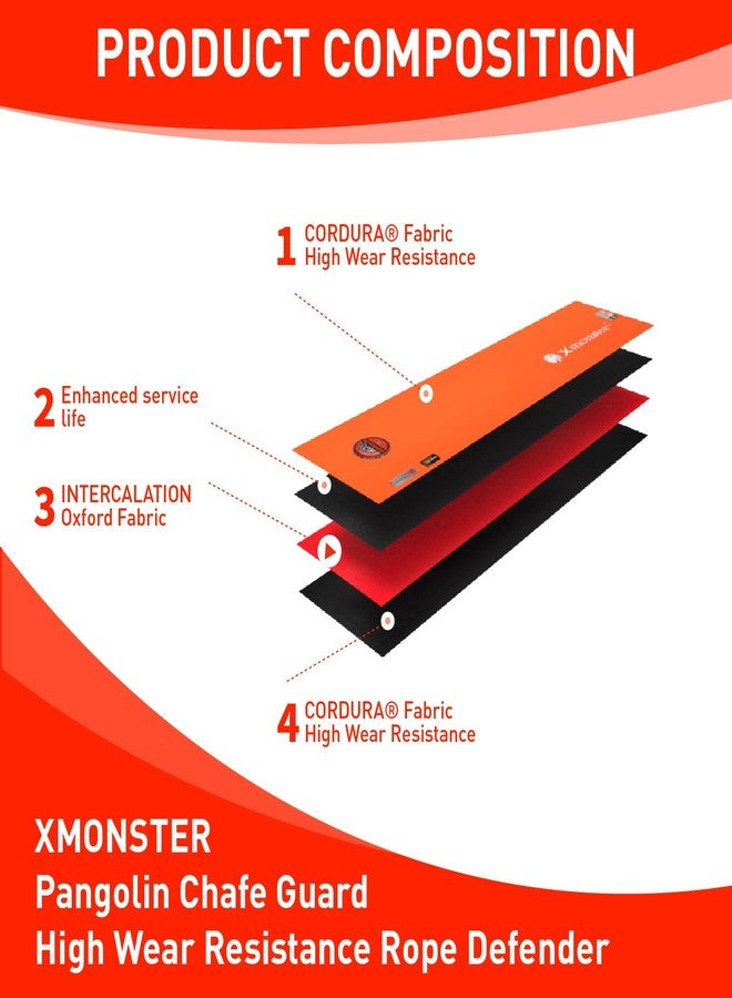 X MONSTER Pangolin Chafe Guard High Wear Resistance Rope Defender Rope Protector - Image 2