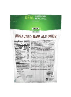 Now Foods NOW Foods, Real Food, Raw Almonds, Unsalted, 16 oz (454 g)  - Image 2