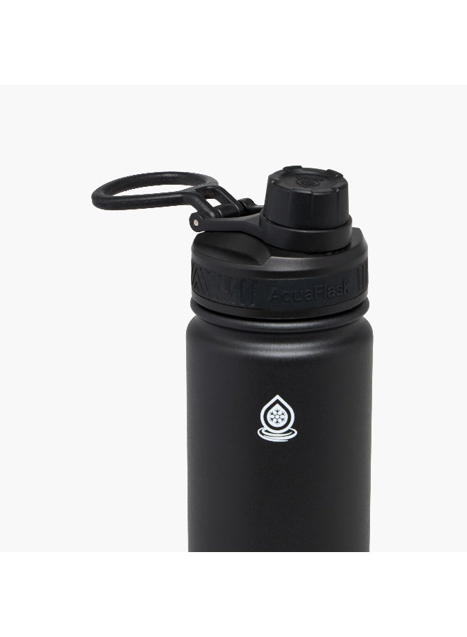 LIFESTYLE Solid Black Stainless Steel Water Bottle for Everyone - Image 2