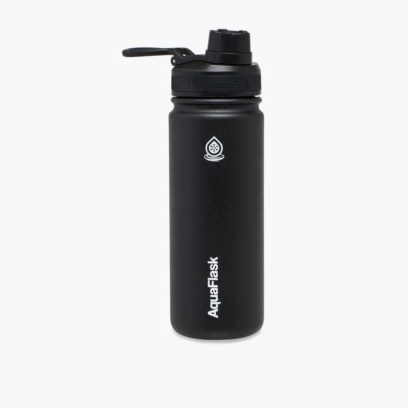 LIFESTYLE Solid Black Stainless Steel Water Bottle for Everyone - Image 1