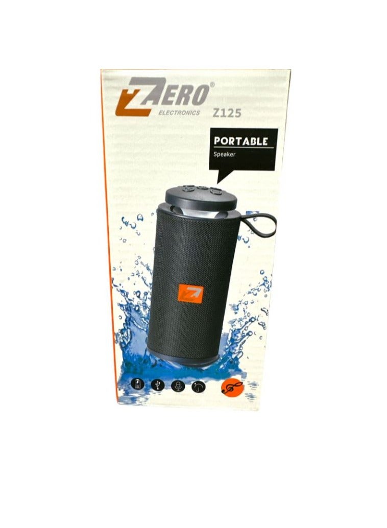 zero z125 Portable Lighting Bluetooth Speaker support flash usb - sd card -Red