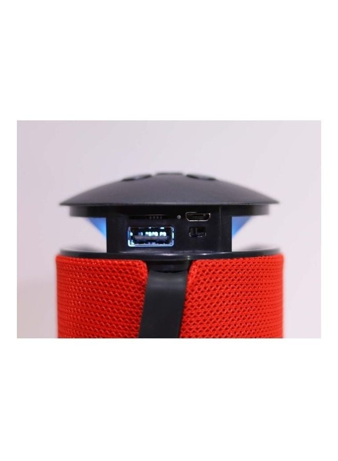 zero z125 Portable Lighting Bluetooth Speaker support flash usb - sd card -Red