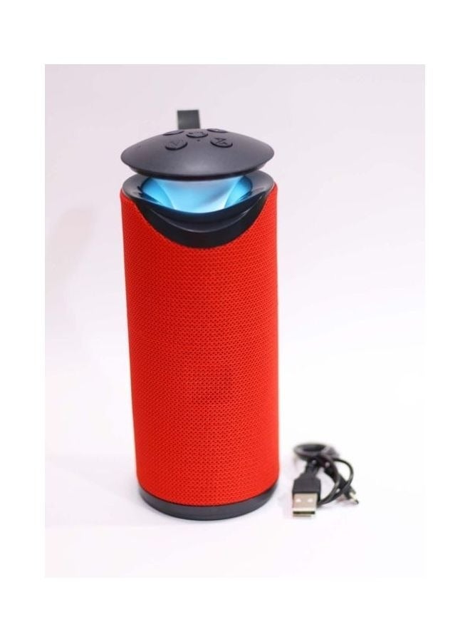 zero z125 Portable Lighting Bluetooth Speaker support flash usb - sd card -Red