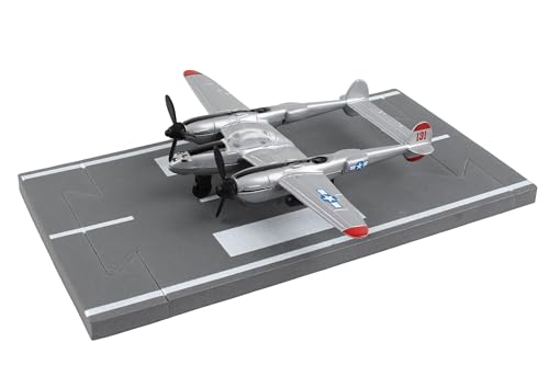 Daron Worldwide Trading Runway24 P38J Vehicle, Silver - Image 3