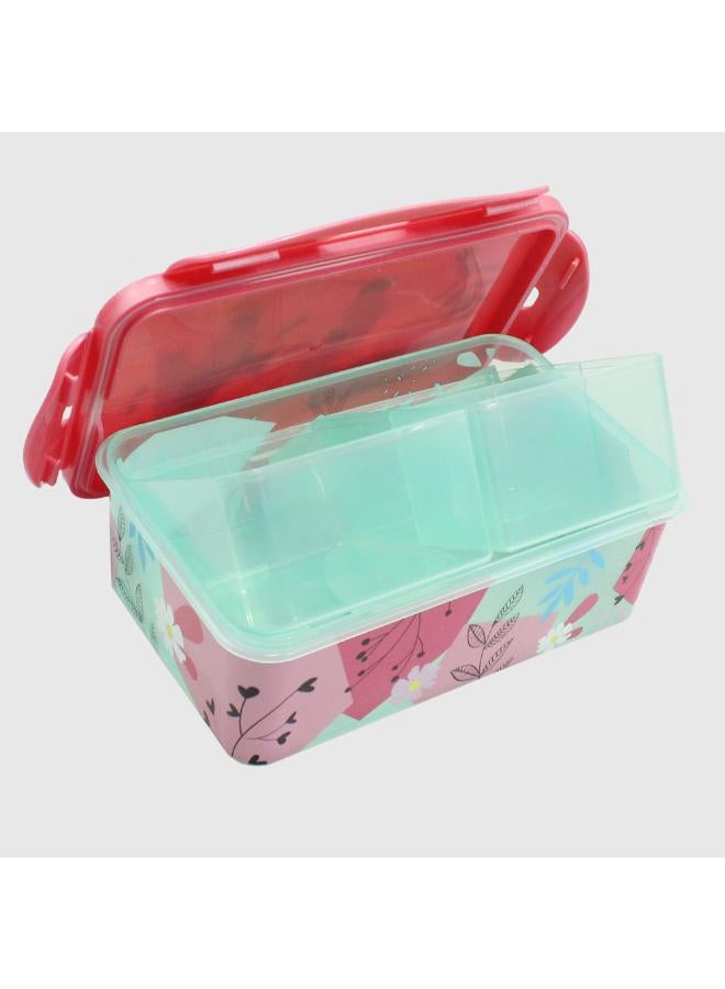 STOR علبة طعام مستطيلة ستور ميني مع حجرات قابلة للإزالة 1190 مل - Image 2