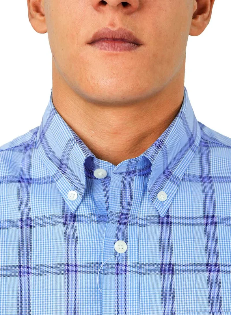 GIORDANO  Men's Wrinkle-Free Long Sleeve Cotton Oxford Shirt for Men | Best Price UAE