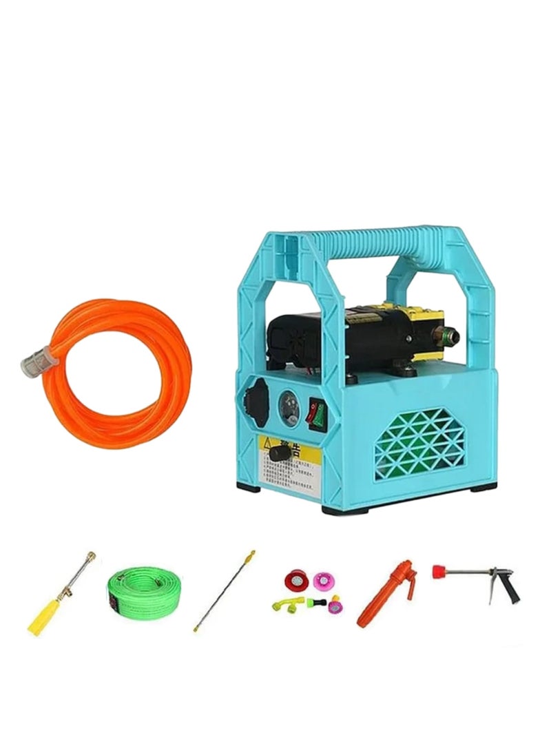 GearZone Portable Water Pump with Lithium Battery, Portable Rechargeable Water Pump / Electric Garden Tools Compact Weeding Pesticide & Car Washing Machine  - Image 1