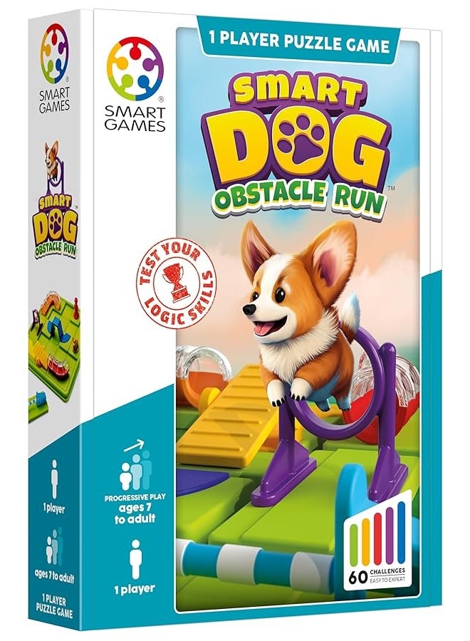 SmartGames Smart Dog Agility Course TravelFriendly Logic Game for Ages 7  Adult with 60 Challenges - Image 1