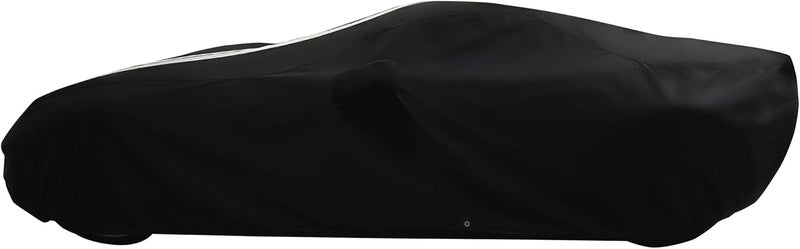 SR1 Performance C7 Corvette Ultraguard Plus Car Cover - Custom Fit for 2014-2019 Corvettes (Black with Gray Stripes) - Image 5