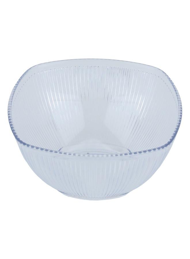 Alsaif Plastic Serving Plate 19X19X10 Cm 1.57 L Clear - Image 2