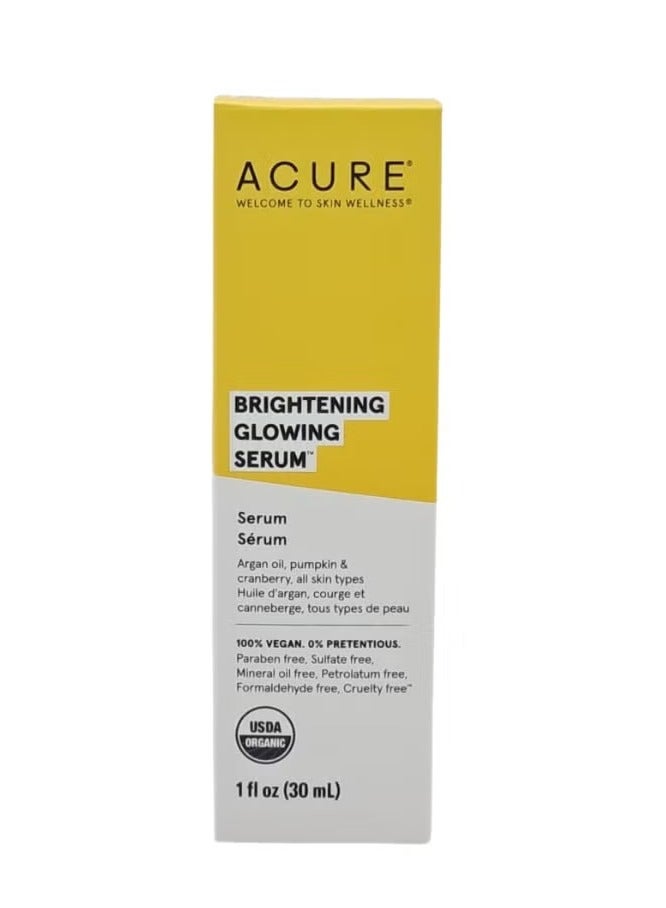 Acure Brightening Glowing Serum 30ml - Image 1