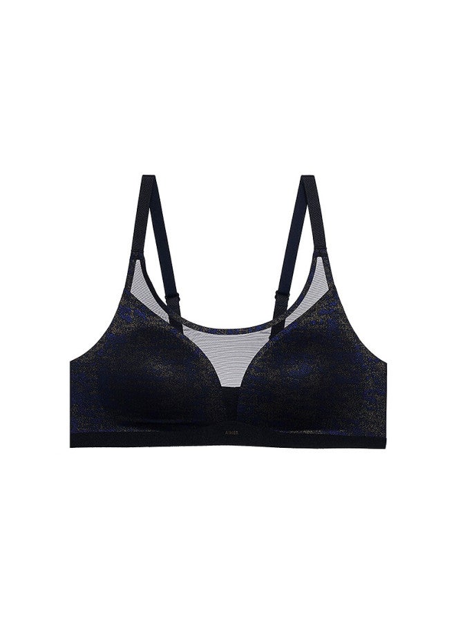 Aimer Women's Jacquard 4/4 Wireless Full Cup Thin Molded Bra Am17c261 Starry Night Yh4 165 - Image 4