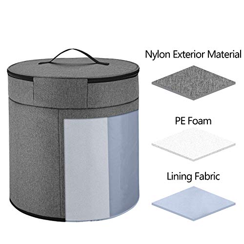 Yarwo Pressure Cooker Cover Compatible with Ninja Foodi 8 Quart Pressure Cooker, Double Layers Dust Cover with Top Handle and Pocket, Gray with Arrow (PATENTED DESIGN) - Image 5