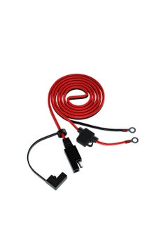 16 Gauge SAE 2 Pin Quick Disconnect To O Ring Terminal Harness Connectors Cable for Battery Charger/Maintainer