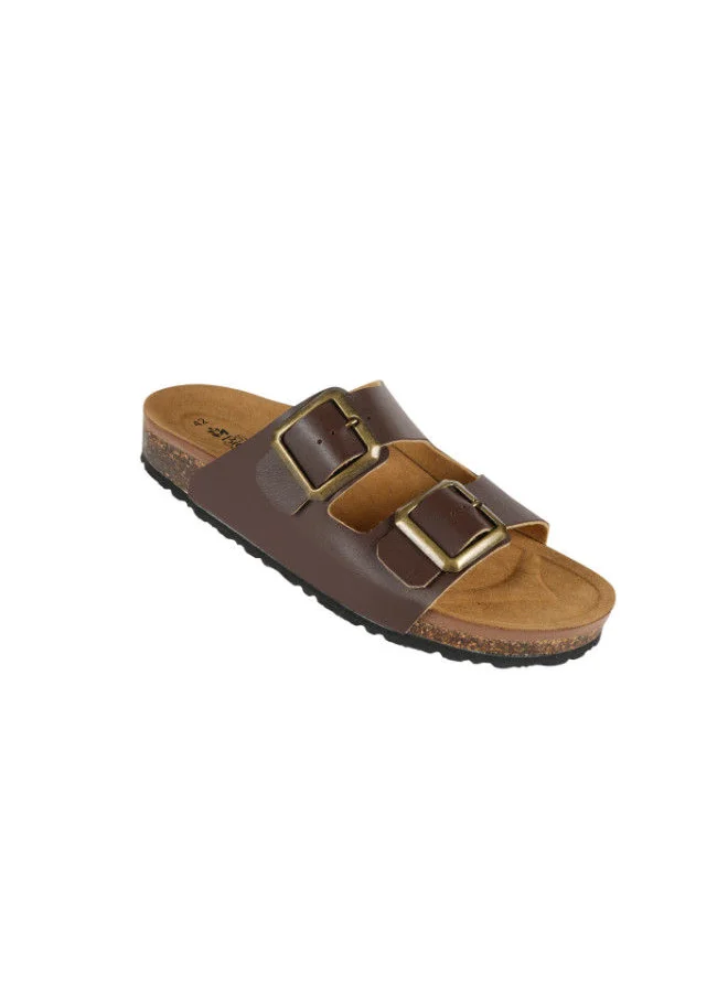 بيوتشيك Biochic Mens Double Strap Sandals 012-381 39900Q-Maroon