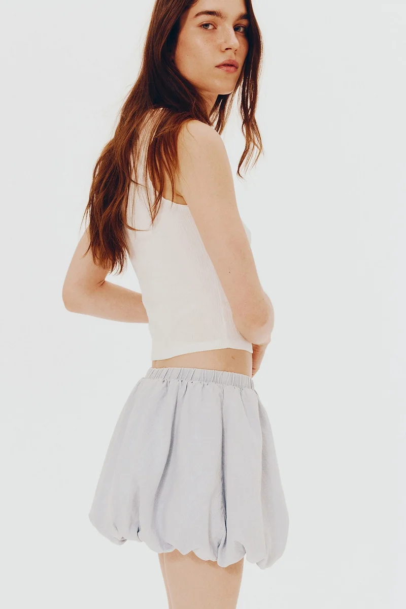 H&M Crinkled jersey vest top