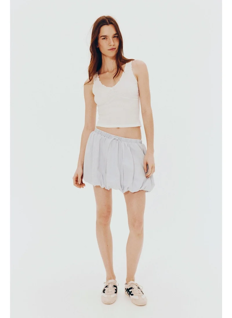 اتش اند ام Crinkled jersey vest top