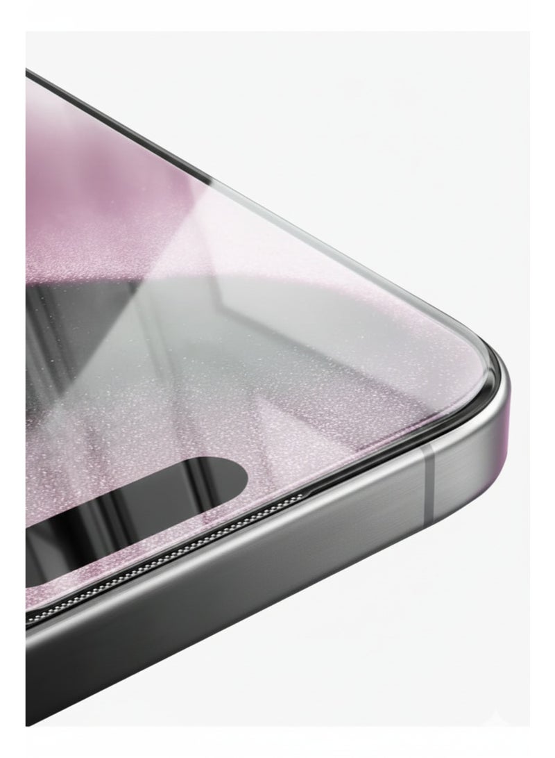 REWA Privacy Screen Protector for iPhone 17 Pro – Full Curved Corning Glass 9H Hardness, 360° Dustproof Technology, High Privacy Crystal View, Anti-Fingerprint Electroplating, Feather Touch Sensitivity, Explosion-Proof, Scratch Resistant, ESD Anti-Dust Glue, Korean AB Glue, Smudge Resistant, Easy Install Kit Included - Image 5