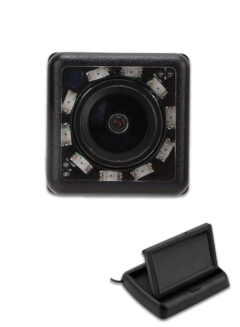 شاشة رؤية خلفية للسيارة TFT-LCD – مدخلين فيديو، عرض واضح ومريح، تشغيل 12 فولت - Image 4