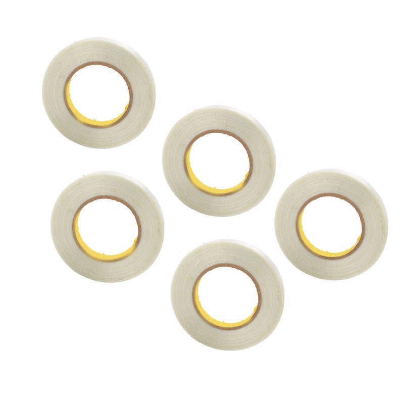 Heavy Duty Filament Strapping Tape: 15mm Width 50m Length 0.15mm Adhesive Layer - Fiberglass Reinforced High Tensile Strength 5Pcs Tape for Shipping Packaging Furniture Tooling - Image 5