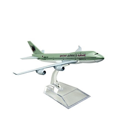 24-Hours Qatar Airways Company Q.C.S.C. B747 Alloy Metal Models Birthday Gift Plane Models Toys - Image 5