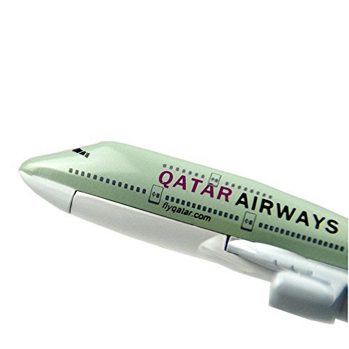 24-Hours Qatar Airways Company Q.C.S.C. B747 Alloy Metal Models Birthday Gift Plane Models Toys - Image 3