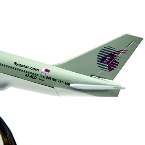 24-Hours Qatar Airways Company Q.C.S.C. B747 Alloy Metal Models Birthday Gift Plane Models Toys - Image 4