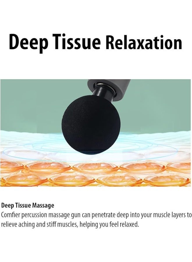 JC BUCKMAN JCbuckman BlissUs Deep Tissue Percussion Powerful Portable Gun Massager For Targeted Pain Relief, Muscle Soreness, Multiple Massage Heads - Image 3