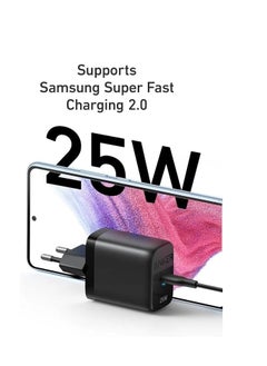 Generic USB-C Charger 25W Supports Samsung Super Fast Charging, MultiProtect Protection, PowerIQ 3.0  - Image 2