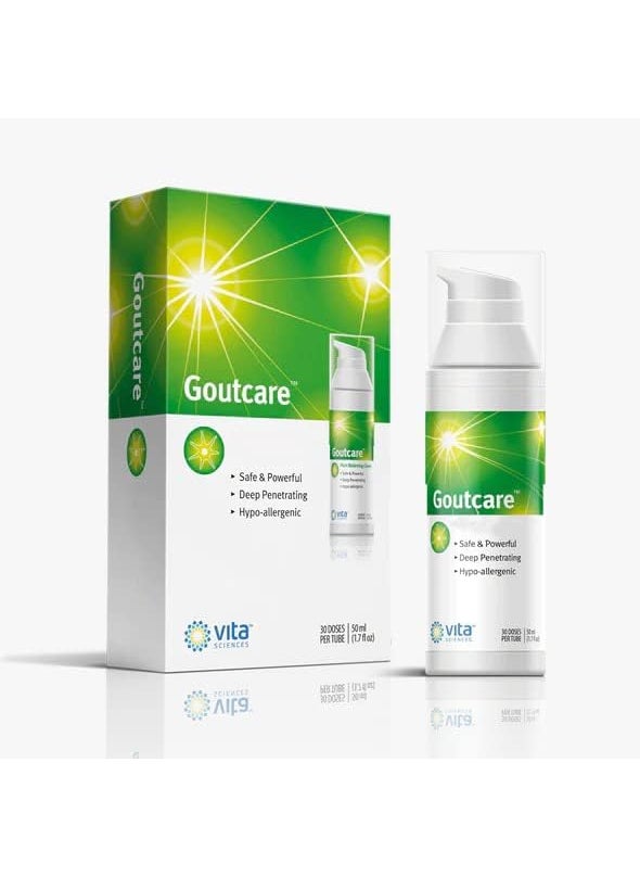 Vita Sciences - Vita Sciences GoutCare Soothing Cream for Occasional Discomfort. Intensive Soothing Cream - Fast-Acting Topical Application for Comfort Where and When You Need It Most. Safe & Effective - Image 1