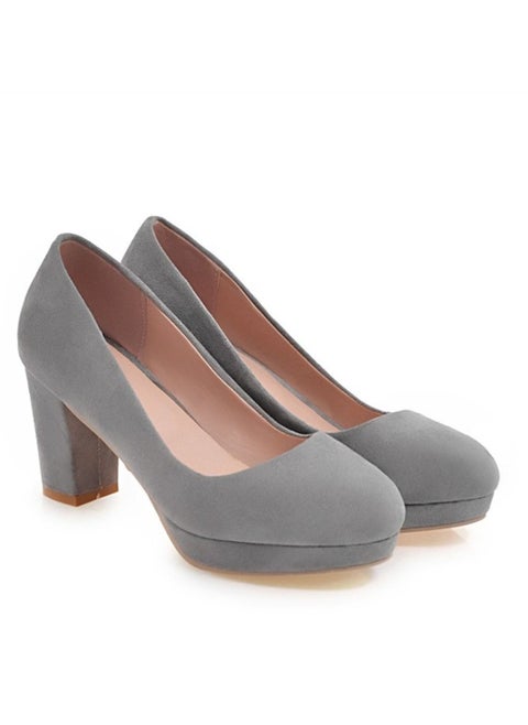 Comfortable High Heels Grey