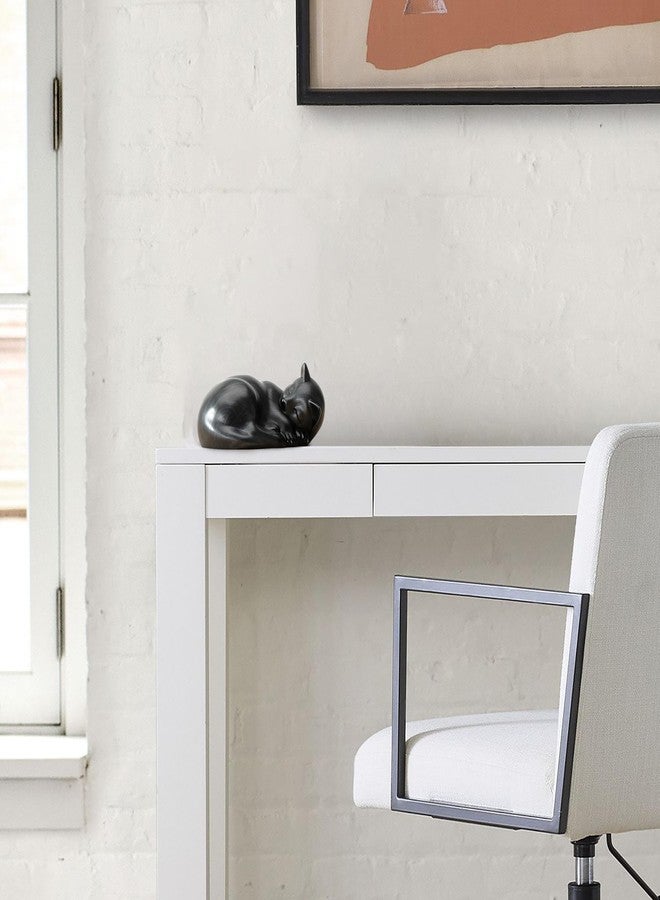 Kriss Art Pet Urns,Sleeping Resin Cremation Cat Urn, Cat Urns for Ashes, Small Animal Urn,Small Pet Urns (Black)… - Image 2