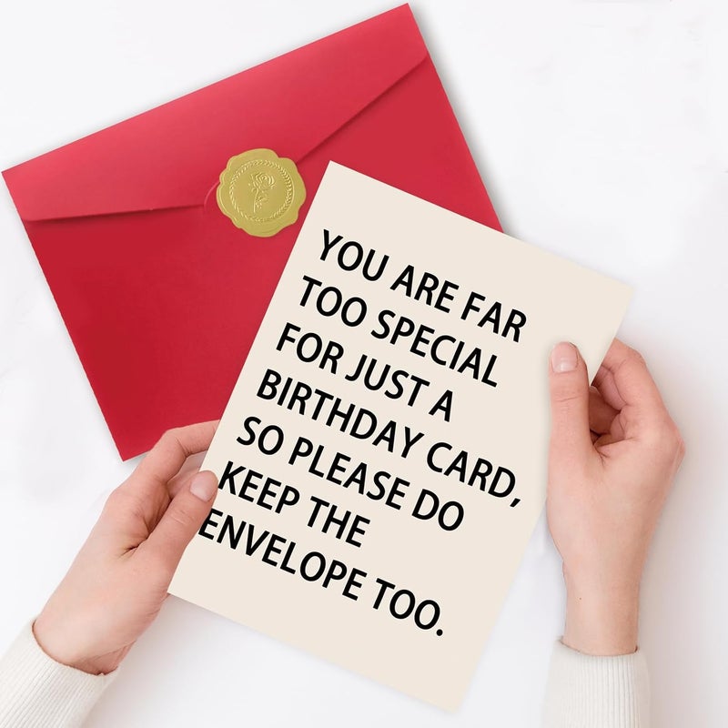 Zyulin Funny Birthday Cards for Men Him, Happy Birthday Gift Cards for Husband Boyfriend Fiance, Mens Bday Gifts - Image 5