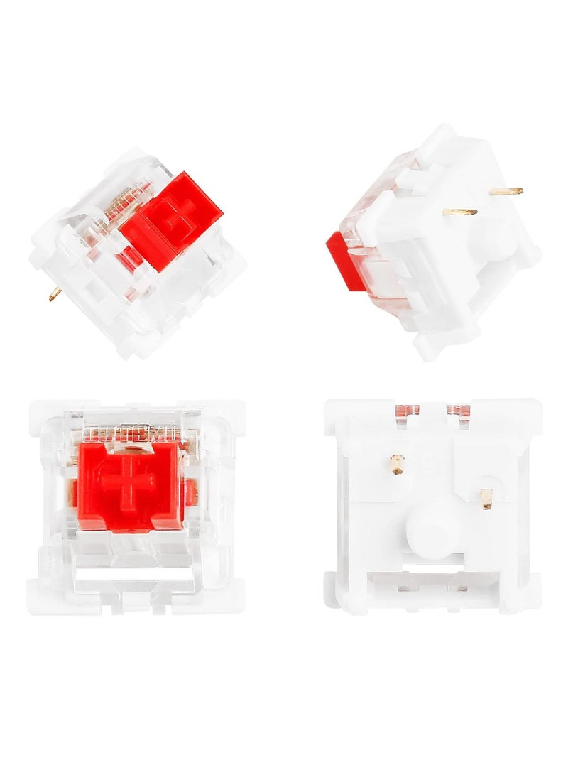 Captaintech Keyboard Switch for Mechanical Keyboard, Xuangui Mechanical Switch, Red Switch, with Switch Opener - Image 2