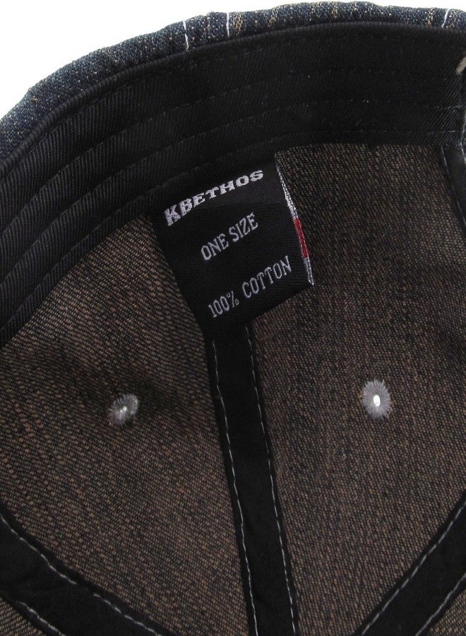 KBETHOS KBVT-500 DDM Fashion Vintage Lucky Rock N Roll Rockstar Distressed Washed Assorted Baseball Cap Dad Hat Adjustable Unisex - Image 5