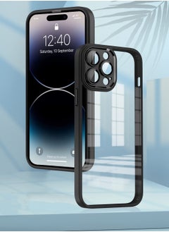Generic Bumper Protective Case for Iphone 14 Pro Max 6.7 Silicone TPU Bumper Ultra Durable Ultra-Safe Camera Optimum Solution Black  - Image 3