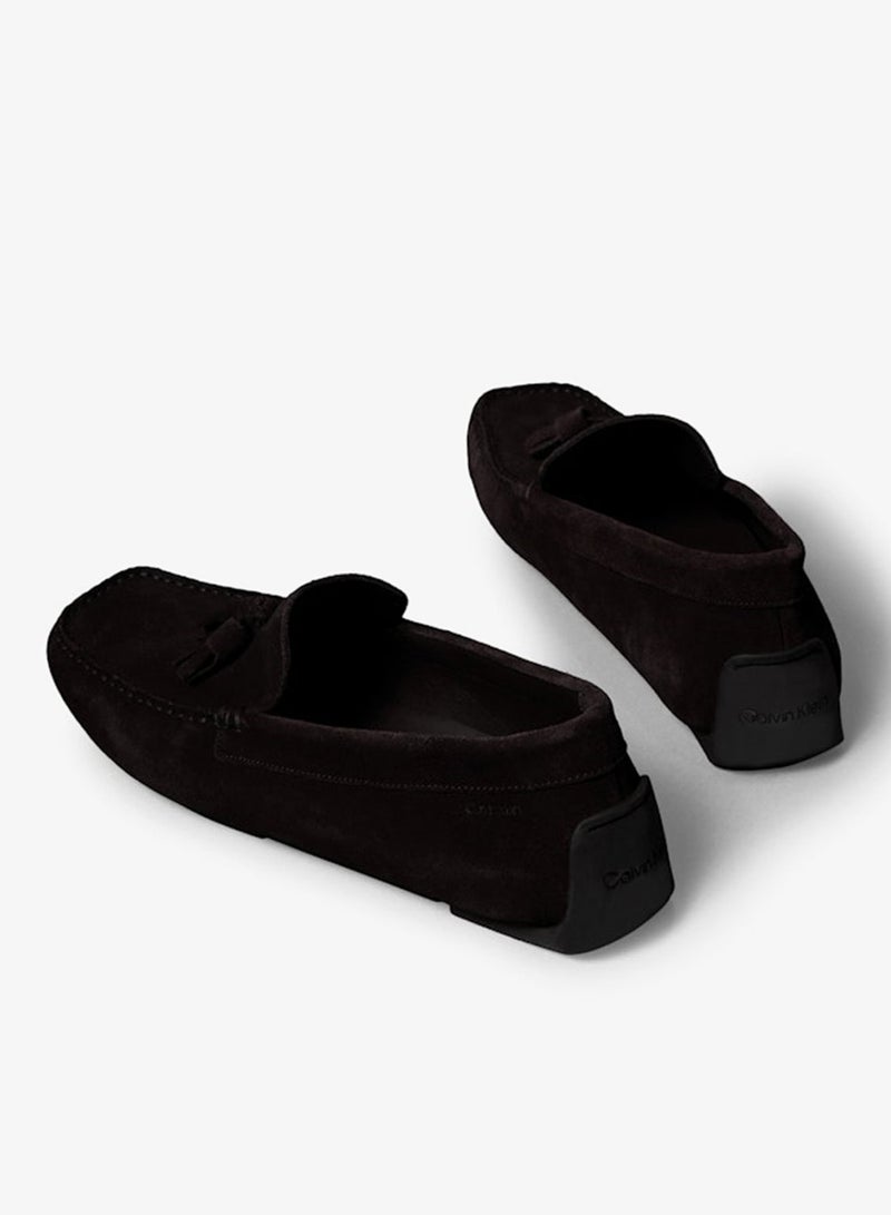 CALVIN KLEIN Suede Moccasin Driving Shoes - Image 4