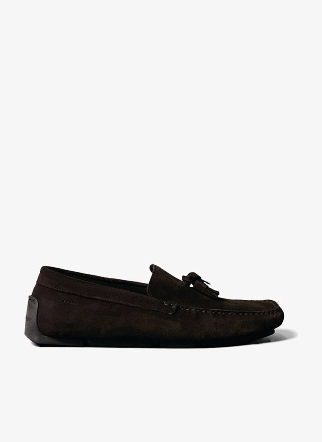 CALVIN KLEIN Suede Moccasin Driving Shoes - Image 2